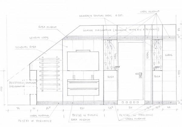 projekt łazienki